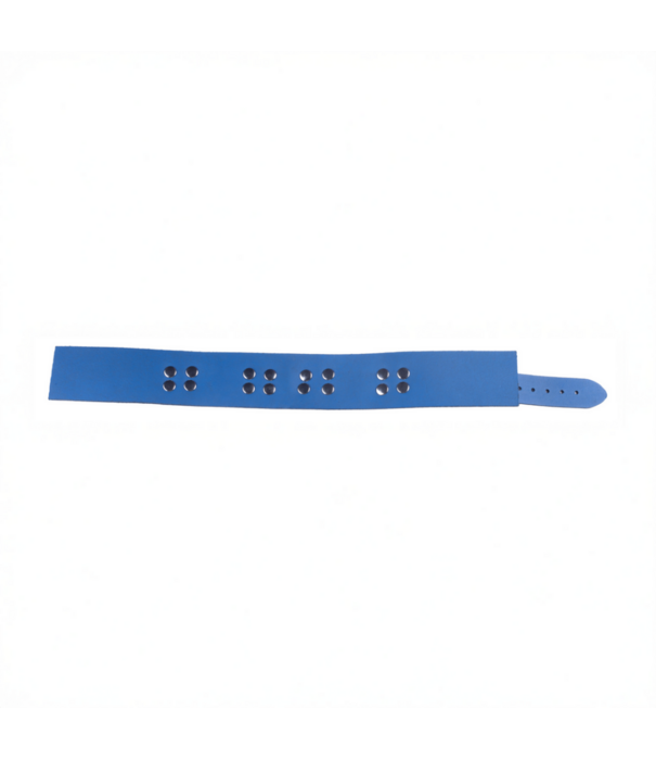 Red Leather Ultra Leather Halsketting - Blauw