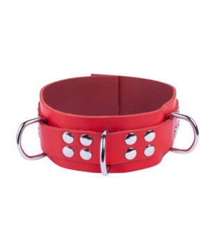Ultra Leather Halsketting - Rood