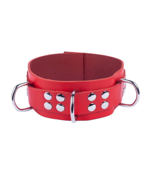 Red Leather Ultra Leather Halsketting - Rood