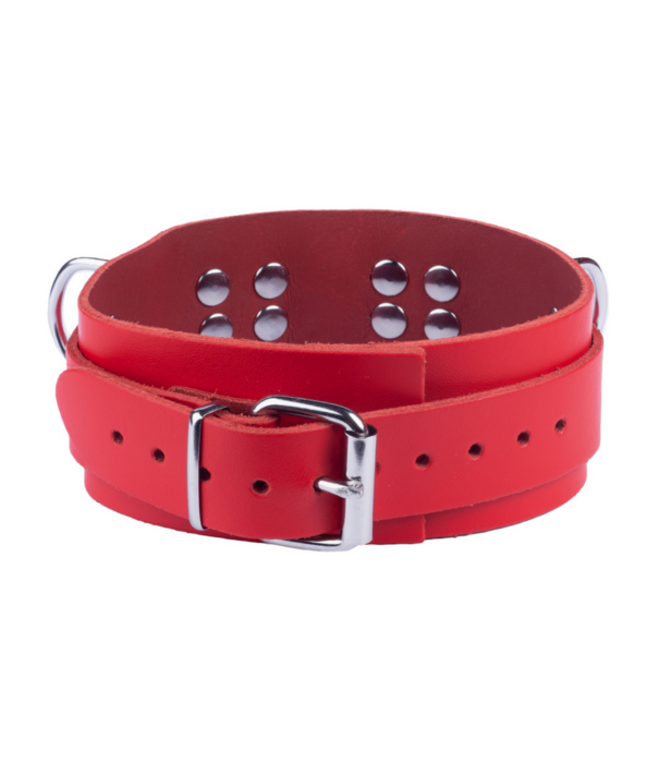 Red Leather Ultra Leather Halsketting - Rood
