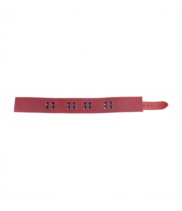 Red Leather Ultra Leather Halsketting - Rood