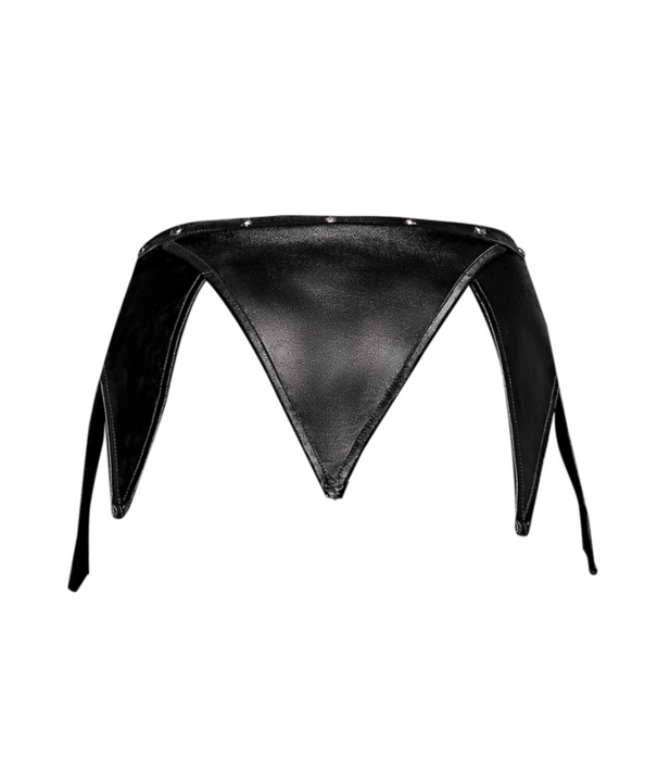 Male Power Eros - Gladiator Kilt Ontwerp met een Aangekleed Thong - S/M - Zwart