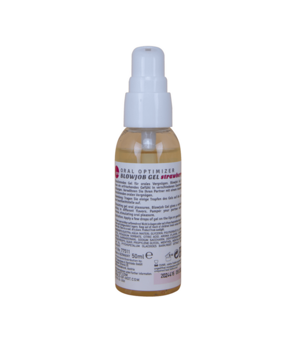 HOT Oral Optimizer - Deepthroat Gel - Aardbei - 2 fl oz / 50 ml