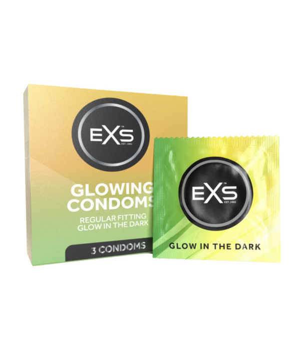 EXS EXS Glow - Condooms - 3 Stuks