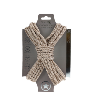 Polyester Bondage Touw - 10 m / 32,8 ft - Goud