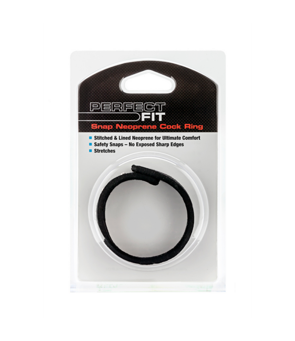 PerfectFitBrand Neopreen Snap Cockrings - Cockring Set