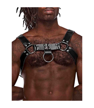 Ram - Imitatie Leer Harnas - One Size - Zwart