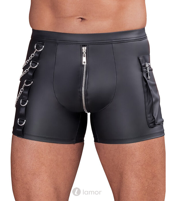 * NEK NEK Pants – Mattlook Zwart met Kettingen & Zak