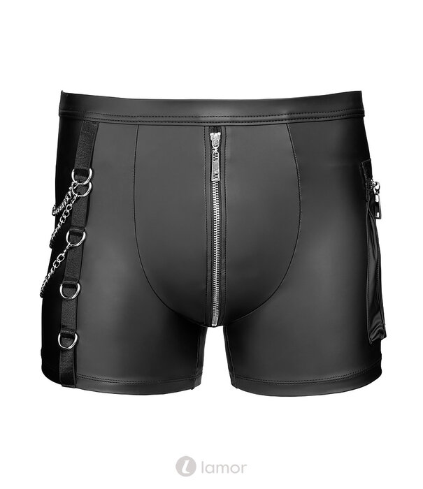 * NEK NEK Pants – Mattlook Zwart met Kettingen & Zak