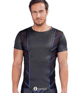Mattlook Shirt met Blue-Metallic, NK2162016