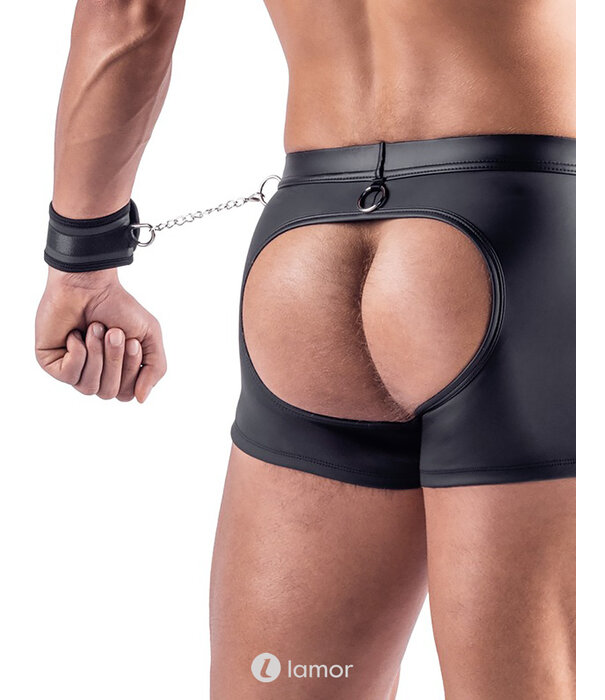 * SVENJOYMENT Svenjoyment Po-vrije Pants met Handboeien – Mattlook Zwart