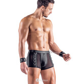 Svenjoyment Po-vrije Pants met Handboeien – Mattlook Zwart