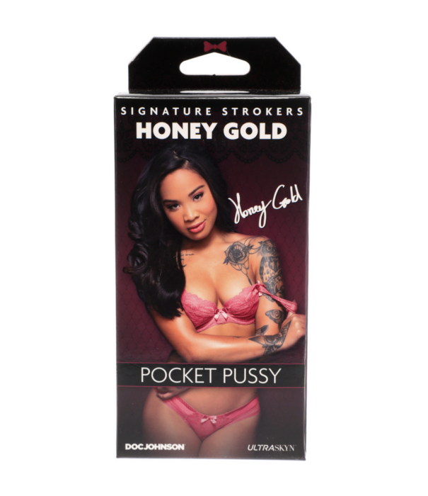 Doc Johnson Honey Gold - ULTRASKYN Pocket Pussy Masturbator