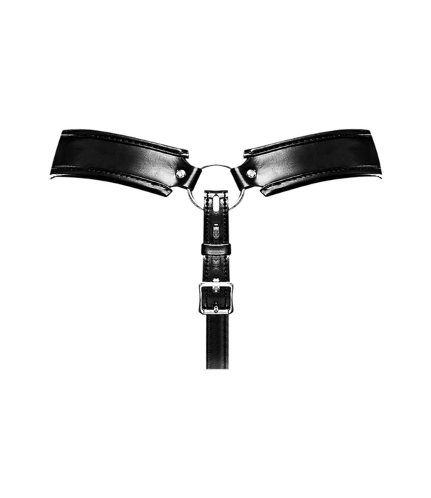 Male Power Taurus - Immitatieleren Chastity Cage Thong - One Size - Zwart