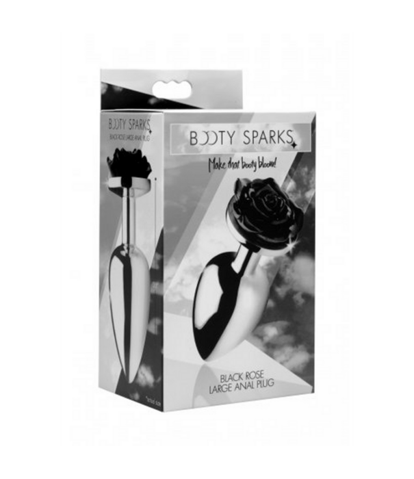 Zwarte Roos - Butt Plug - Groot