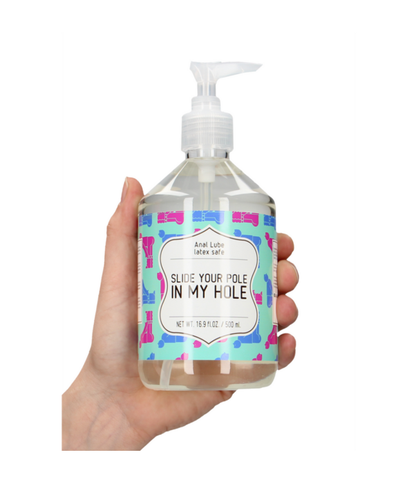 S-Line by Shots Slide Your Pole In My Hole - Waterbased Lubricant - 17 fl oz / 500 ml