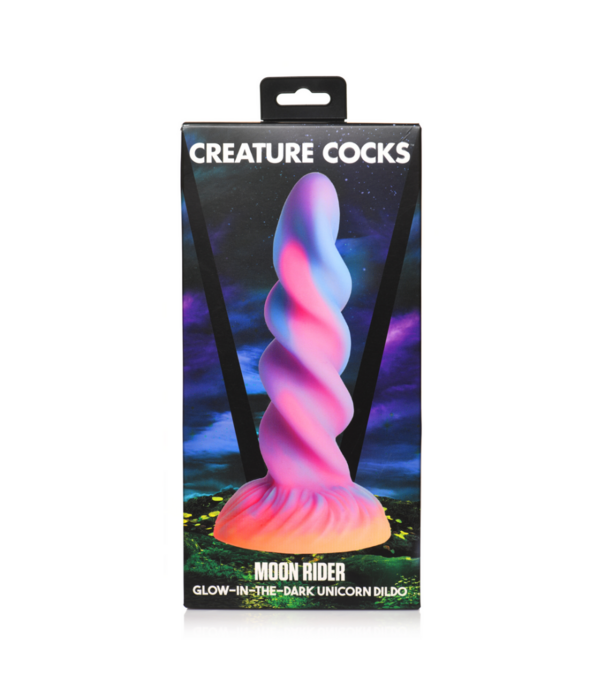Moon Rider - Glow-in-the-Dark Eenhoorn Dildo