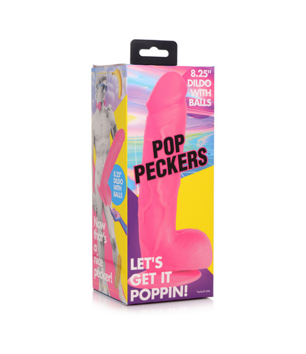 POP - Dildo met Ballen - 8.25 / 21 cm
