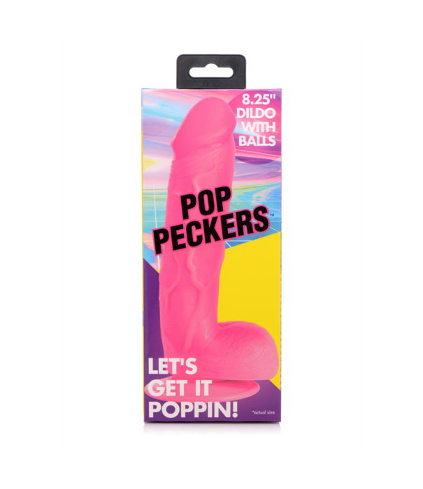 POP - Dildo met Ballen - 8.25 / 21 cm