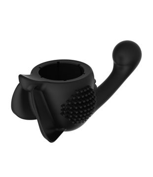 Vrouwelijke Opzetstuk voor Domi Wand Massager - Zwart