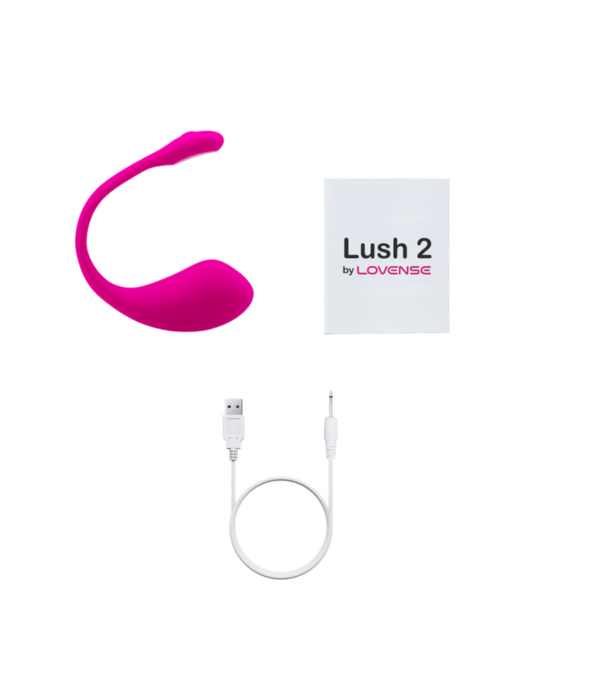 Lovense Lush 2 - Krachtige App-gestuurde Draagbare G-spot Ei Vibrator - Roze