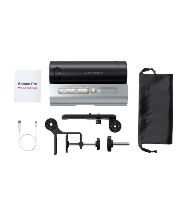 Lovense Solace Pro - App-gestuurde Automatische Mannelijke Stroker - Zwart