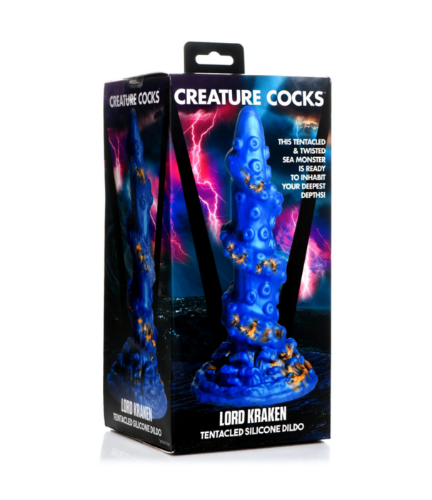 Kraken Silicone Dildo - Blauw