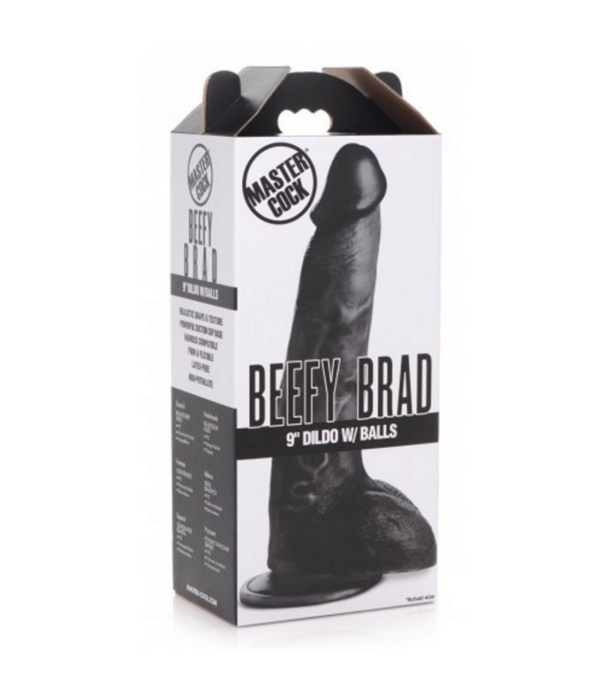 Beefy Brad - Dildo met Ballen - 9 / 23 cm
