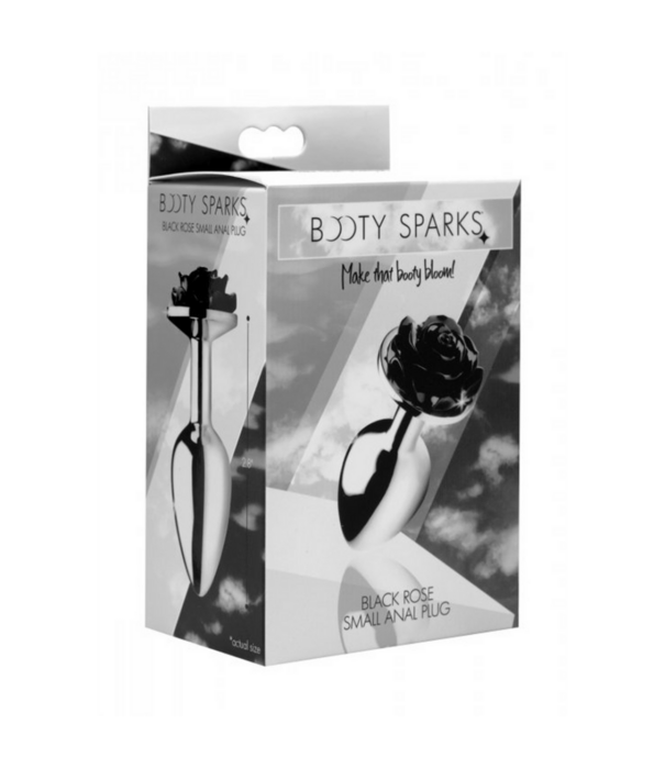 Zwarte Roos - Butt Plug - Klein