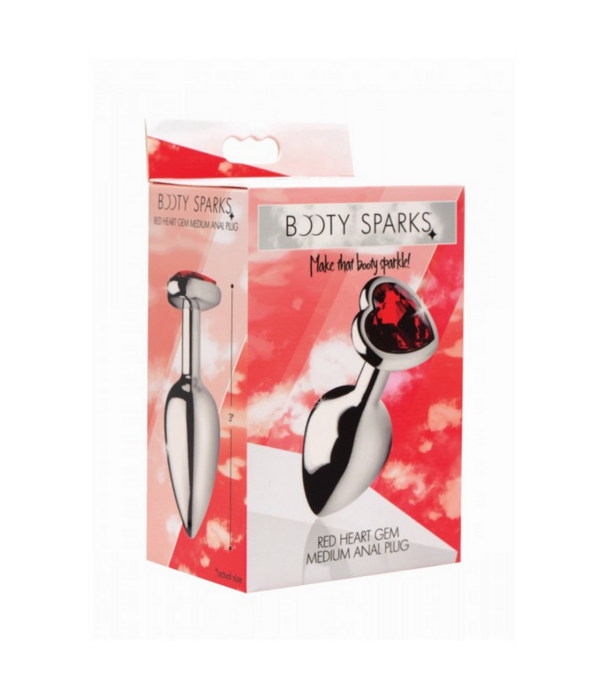 Rode Hart Gem - Butt Plug - Medium