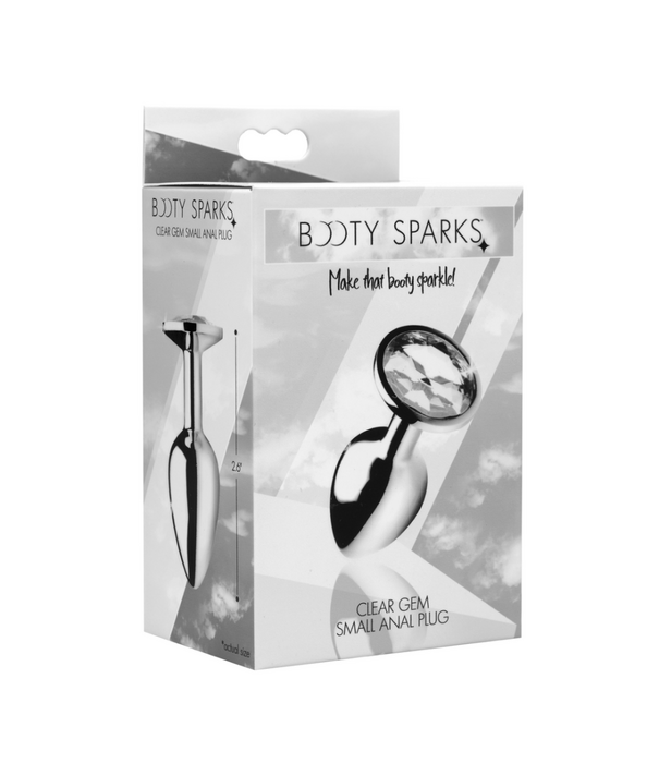 Duidelijke Gem Anal Plug Klein - Duidelijk