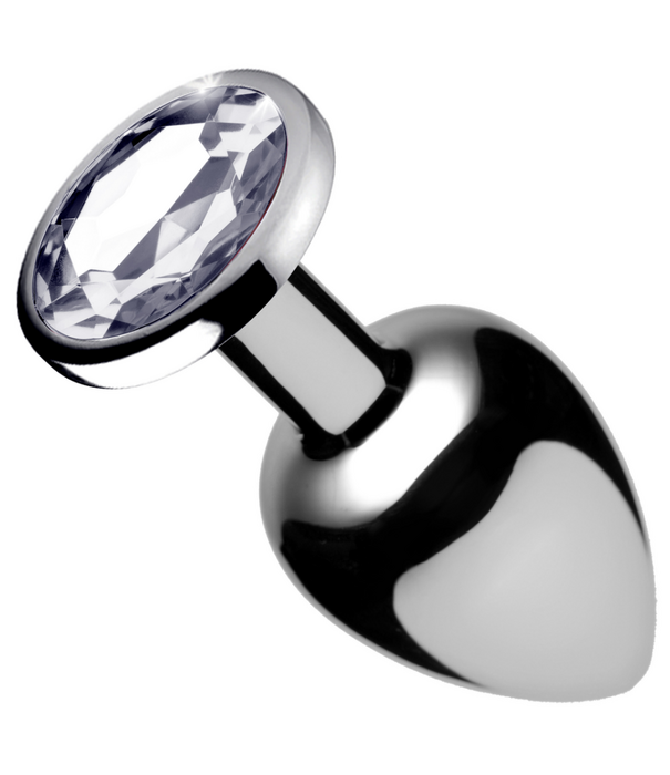 Duidelijke Gem Anal Plug Klein - Duidelijk