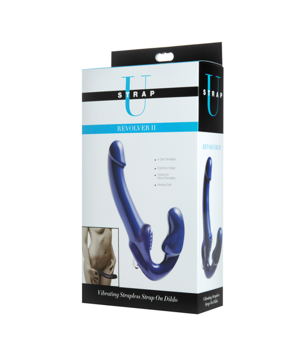 Revolver II Vibrerende Strapless Strap On Dildo