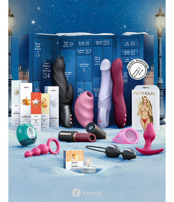 Satisfyer 950 Euro aan premium producten verpakt in deze spannende Adventskalender voor hem en haar