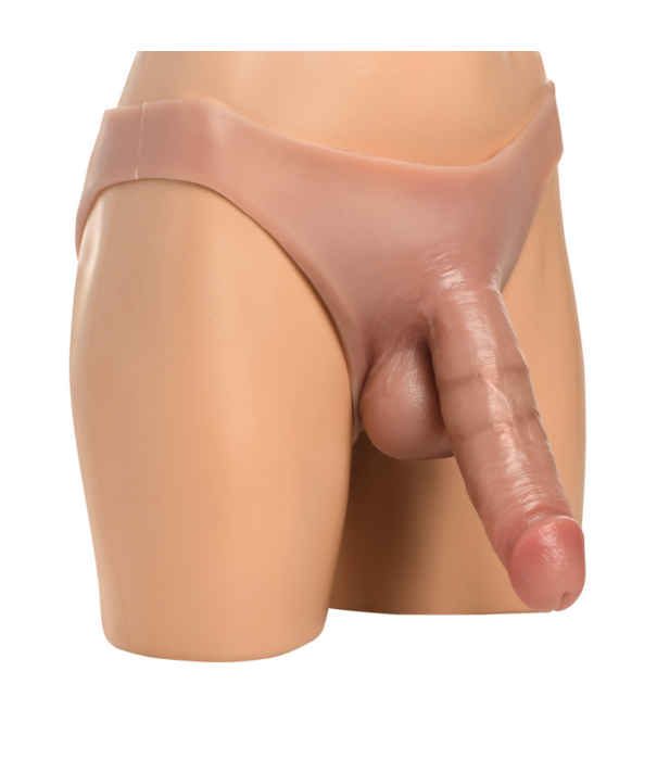 Stealth Hollow Siliconen Strap-On Harnas - 8 / 20 cm