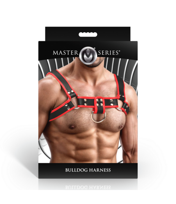 Bulldog Harnas - Rood