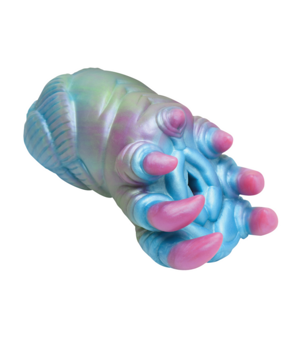 Ursa - Siliconen Pussy Stroker - Blauw/Paarse