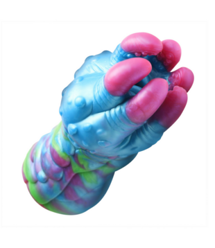 Asstra - Siliconen Achterste Stroker - Blauw/Paarse