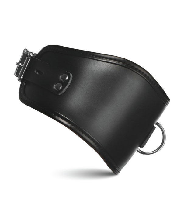 Hard Stance - Gevoerde Vergrendelbare Houdingskraag - Zwart