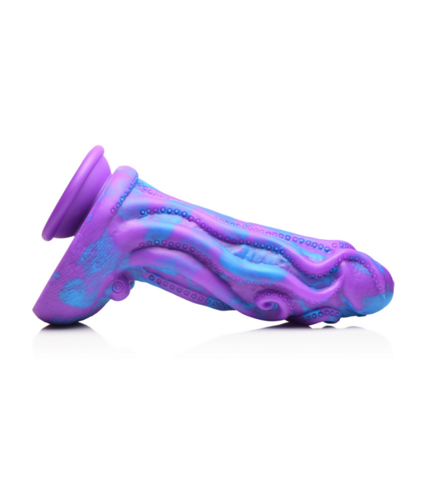 Octophallus - Siliconen Dildo - Paars/Blauw