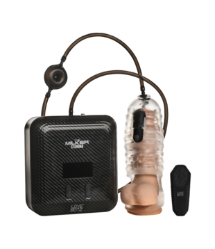 De Milker Stamina - Automatische Vibratie en Zuig Stroker - Transparant