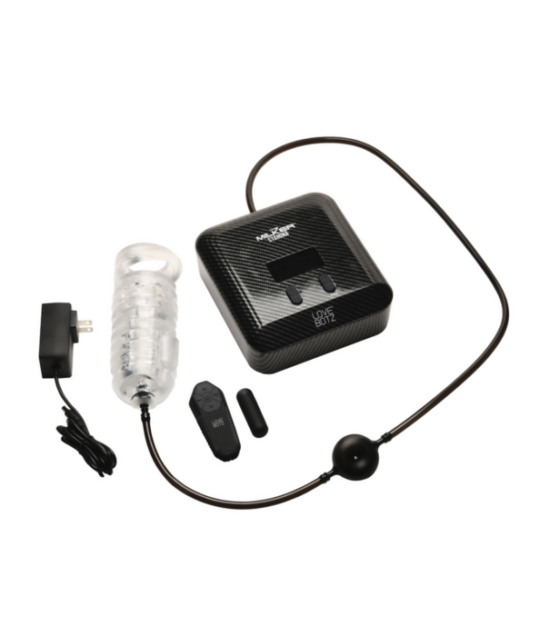 De Milker Stamina - Automatische Vibratie en Zuig Stroker - Transparant