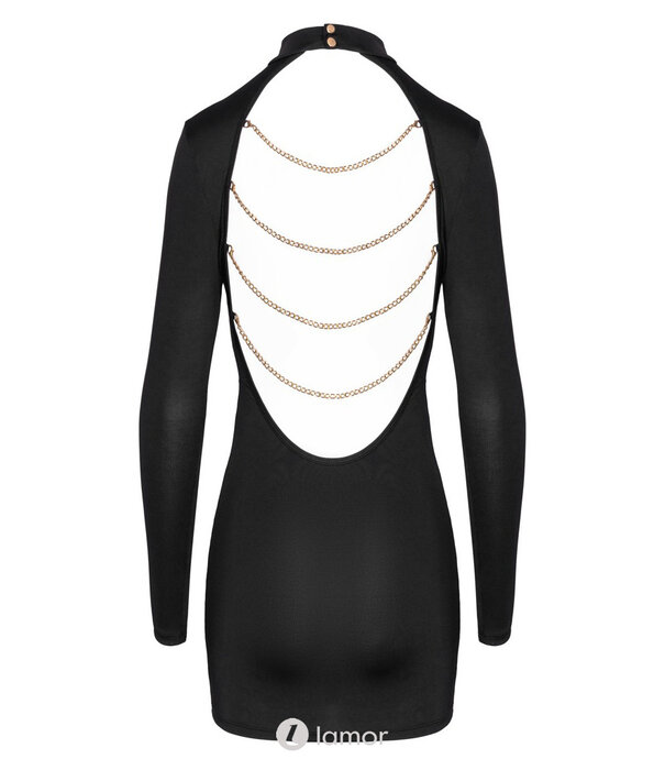 * COTTELLI  Cottelli Jurkje – Zwart met Gouden Kettingen Rug