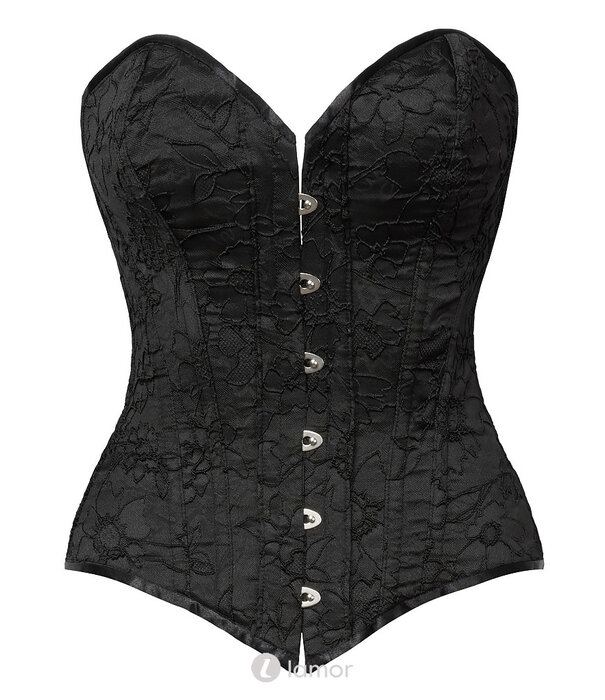 * COTTELLI  Brokaat korset met afneembare jarretels – Cottelli Lingerie