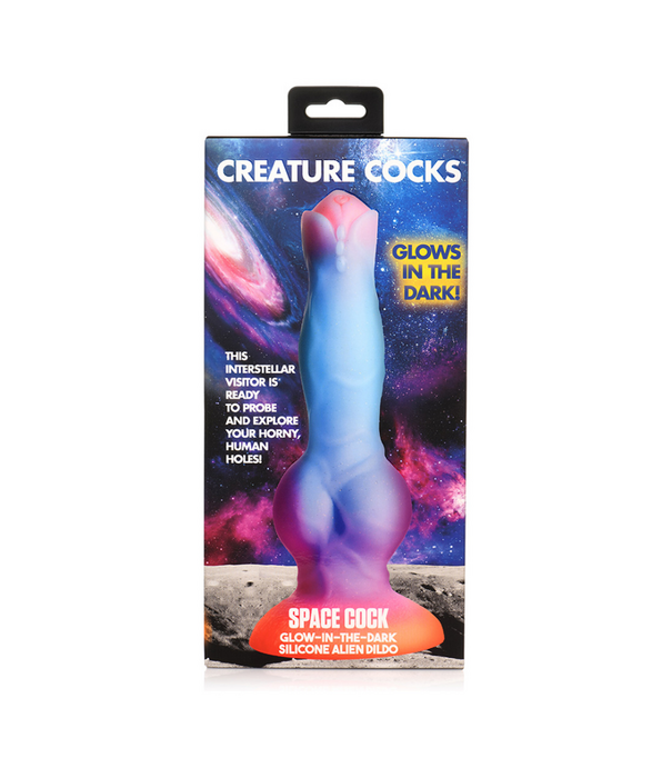 Ruimte Cock - Glow in the Dark - Silicone Alien Dildo
