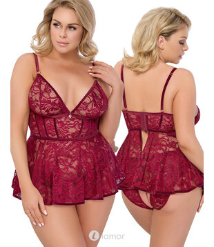 Babydoll & Slip Ouvert, CC2741695