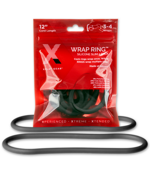 PerfectFitBrand Silicone Slim Wrap Ring - Cockring / Ball Strap - 12 / 30 cm