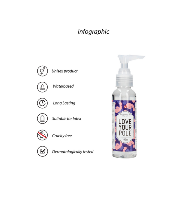 S-Line by Shots Love Your Pole - Masturbatie Glijmiddel - 3 fl oz / 100 ml