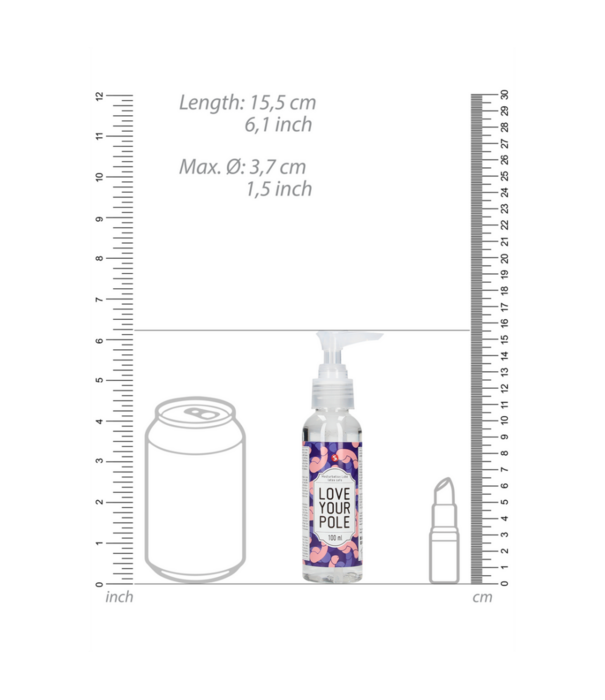 S-Line by Shots Love Your Pole - Masturbatie Glijmiddel - 3 fl oz / 100 ml