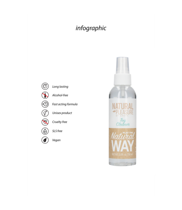 Natural Pleasure by Shots Speelgoedreiniger - 5 fl oz / 150 ml